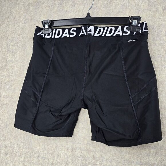 Adidas Mens Black Climalite Compression Shorts XL Nylon/Spandex - Picture 2 of 4